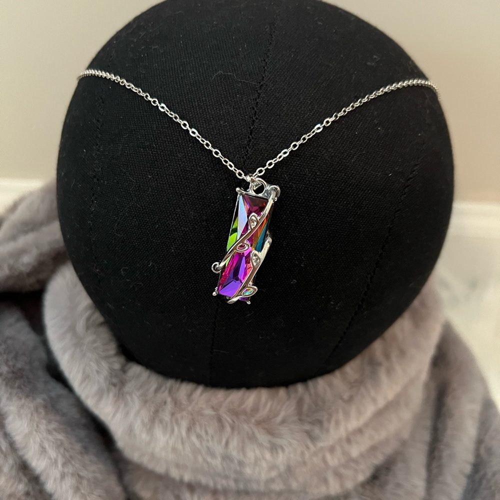 SUNNYOUTH Vintage Crystal Pendant Necklaces for Women Girls